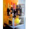 3 - Shelf Bottle Rack with Front Bracket, pull - out